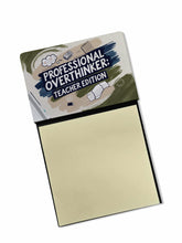 Load image into Gallery viewer, Professional Overthinker Teacher Edition Funny Sticky Note Holder for Teacher's Gift