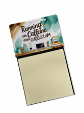 Load image into Gallery viewer, Running on Caffeine and Curriculum Funny Sticky Note Holder for Teacher's Gift
