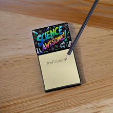 Load image into Gallery viewer, Science is Awesome Funny Sticky Note Holder for Teacher's Gift