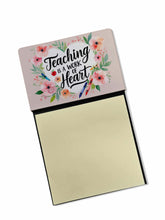 Load image into Gallery viewer, Teaching is a Work of Heart Funny Sticky Note Holder for Teacher's Gift