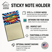 Load image into Gallery viewer, Teaching is My Superpower Funny Sticky Note Holder for Teacher's Gift