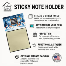 Load image into Gallery viewer, Thank You Snow Much, Teacher Funny Sticky Note Holder for Teacher's Gift