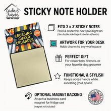 Load image into Gallery viewer, The Crossing Guard Crusader Funny Sticky Note Holder for Teacher's Gift