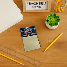 Load image into Gallery viewer, The Hall Monitor of Justice Funny Sticky Note Holder for Teacher's Gift