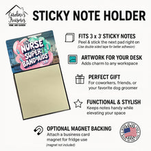 Load image into Gallery viewer, The Nurse with Super Band-Aids Funny Sticky Note Holder for Teacher's Gift