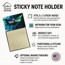Load image into Gallery viewer, The Tech Titan Funny Sticky Note Holder for Teacher's Gift