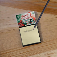 Load image into Gallery viewer, Warmest Wishes to a Wonderful Teacher Funny Sticky Note Holder for Teacher's Gift