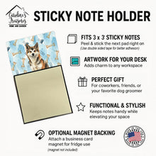 Load image into Gallery viewer, Sesame Akita Coworker Watercolor Sticky Note Holder