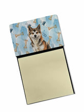 Load image into Gallery viewer, Sesame Akita Coworker Watercolor Sticky Note Holder