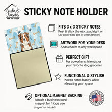 Load image into Gallery viewer, Red Merle Australian Shepherd Coworker Watercolor Sticky Note Holder