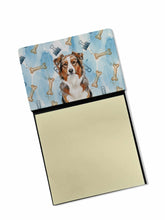 Load image into Gallery viewer, Red Merle Australian Shepherd Coworker Watercolor Sticky Note Holder