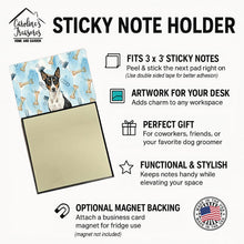 Load image into Gallery viewer, Black and White Basenji Coworker Watercolor Sticky Note Holder