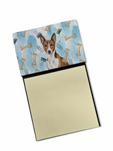 Load image into Gallery viewer, Brindle and White Basenji Coworker Watercolor Sticky Note Holder