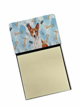 Load image into Gallery viewer, Red and White Basenji Coworker Watercolor Sticky Note Holder