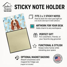 Load image into Gallery viewer, Red and White Basset Hound Coworker Watercolor Sticky Note Holder