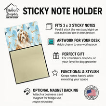 Load image into Gallery viewer, Fawn Bearded Collie Coworker Watercolor Sticky Note Holder