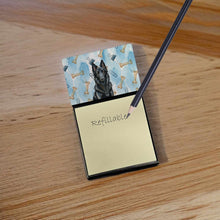 Load image into Gallery viewer, Belgian Sheepdog Groenendael Coworker Watercolor Sticky Note Holder