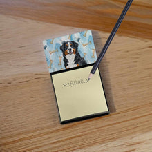 Load image into Gallery viewer, Bernese Mountain Dog Coworker Watercolor Sticky Note Holder