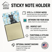 Load image into Gallery viewer, Black Russian Terrier Coworker Watercolor Sticky Note Holder