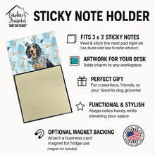Load image into Gallery viewer, Bluetick Coonhound Coworker Watercolor Sticky Note Holder