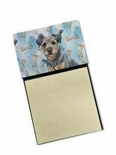 Load image into Gallery viewer, Blue and Tan Border Terrier Coworker Watercolor Sticky Note Holder