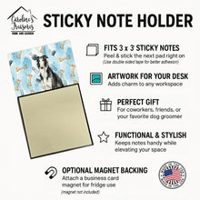 Load image into Gallery viewer, Black and White Borzoi Coworker Watercolor Sticky Note Holder