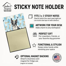 Load image into Gallery viewer, Boston Terrier Coworker Watercolor Sticky Note Holder