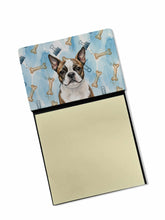 Load image into Gallery viewer, Brindle Boston Terrier Coworker Watercolor Sticky Note Holder