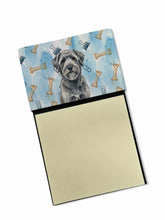 Load image into Gallery viewer, Gray Bouvier des Flandres Coworker Watercolor Sticky Note Holder