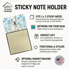 Load image into Gallery viewer, White Boxer Coworker Watercolor Sticky Note Holder