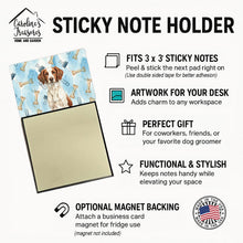 Load image into Gallery viewer, Liver and White Brittany Coworker Watercolor Sticky Note Holder