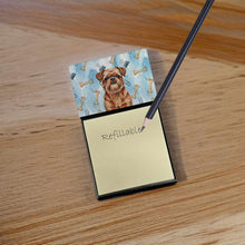 Load image into Gallery viewer, Red Brussels Griffon Coworker Watercolor Sticky Note Holder