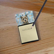 Load image into Gallery viewer, Cairn Terrier Coworker Watercolor Sticky Note Holder