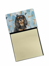 Load image into Gallery viewer, Black and Tan Cavalier Spaniel Coworker Watercolor Sticky Note Holder