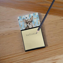 Load image into Gallery viewer, Chihuahua Coworker Watercolor Sticky Note Holder