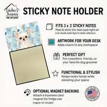 Load image into Gallery viewer, Cream Chihuahua Coworker Watercolor Sticky Note Holder