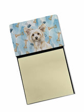 Load image into Gallery viewer, Powderpuff Chinese Crested Coworker Watercolor Sticky Note Holder