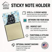 Load image into Gallery viewer, Black Chow Chow Coworker Watercolor Sticky Note Holder