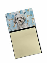 Load image into Gallery viewer, White with Gray Coton de Tulear Coworker Watercolor Sticky Note Holder