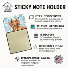 Load image into Gallery viewer, Red Brown Dachshund Coworker Watercolor Sticky Note Holder