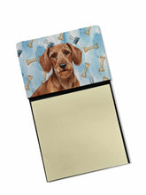 Load image into Gallery viewer, Wirehaired Red Dachshund Coworker Watercolor Sticky Note Holder