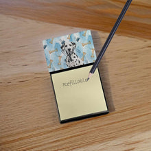Load image into Gallery viewer, Dalmatian Coworker Watercolor Sticky Note Holder