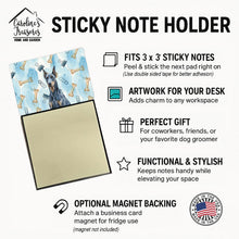 Load image into Gallery viewer, Blue Doberman Pinscher Coworker Watercolor Sticky Note Holder