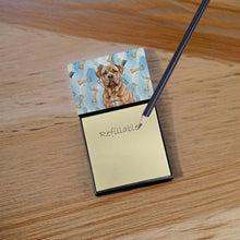 Load image into Gallery viewer, Dogue de Bordeaux Coworker Watercolor Sticky Note Holder