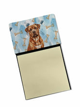 Load image into Gallery viewer, Mahogany Dogue de Bordeaux Coworker Watercolor Sticky Note Holder