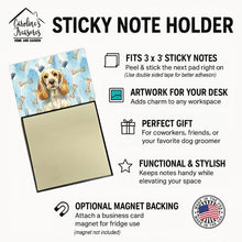 Load image into Gallery viewer, Lemon Roan English Cocker Spaniel Coworker Watercolor Sticky Note Holder