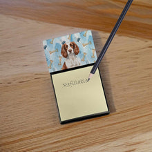 Load image into Gallery viewer, Liver and White English Springer Spaniel Coworker Watercolor Sticky Note Holder