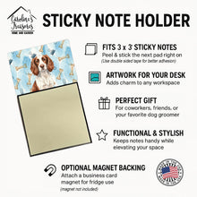 Load image into Gallery viewer, Liver and White English Springer Spaniel Coworker Watercolor Sticky Note Holder