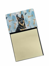Load image into Gallery viewer, Black and Tan German Shepherd Coworker Watercolor Sticky Note Holder