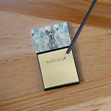 Load image into Gallery viewer, Blue Great Dane Coworker Watercolor Sticky Note Holder